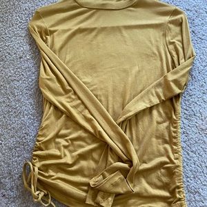 Mustard, long-sleeve top, M